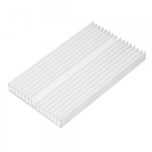 3pcs 100x60x10mm Short Toothed Aluminum Alloy Heat Sink Radiator