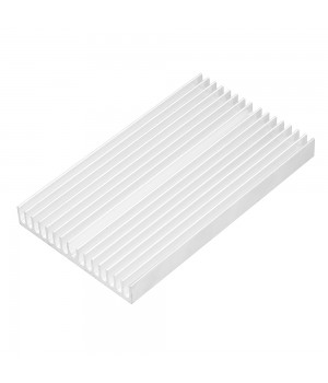 3pcs 100x60x10mm Short Toothed Aluminum Alloy Heat Sink Radiator