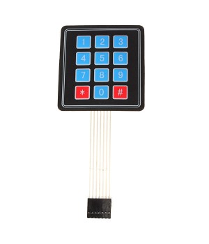 3Pcs 4 x 3 Matrix 12 Key Array Membrane Switch Keypad Keyboard For Arduino