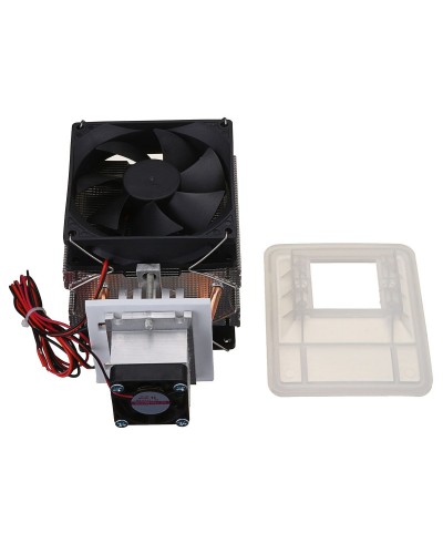 12V 6A 72W Thermoelectric Peltier Refrigeration Cooling Cooler Fan System Heatsink Kit Cooler