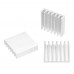 100Pcs 14x14x4mm Aluminum Radiator Chip Heat Sink