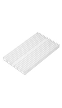 5pcs 100x60x10mm Short Toothed Aluminum Alloy Heat Sink Radiator