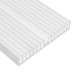 10pcs 100x60x10mm Short Toothed Aluminum Alloy Heat Sink Radiator