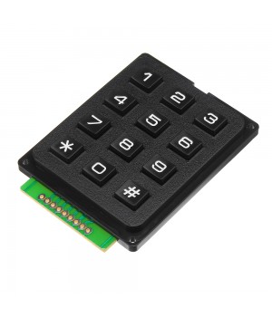 12 Key MCU Membrane Switch Keypad 4 x 3 Matrix Array Matrix Keyboard Module For Arduino