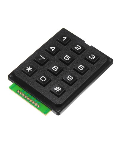 12 Key MCU Membrane Switch Keypad 4 x 3 Matrix Array Matrix Keyboard Module For Arduino