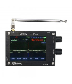 50KHz  2GHz 3 5Inch LED Receiver Malahit SDR DSP Software Radio Registered Edition Radio Bulit  in Speaker