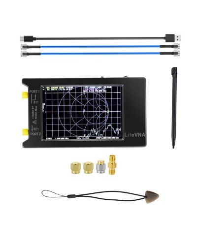 4 Inch Touch Screen 50kHz  6 3GHz Vector Network Analyzer HF VHF UHF Antenna Analyzer Update of NanoVNA