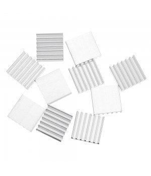 30Pcs 14x14x4mm Aluminum Radiator Chip Heat Sink