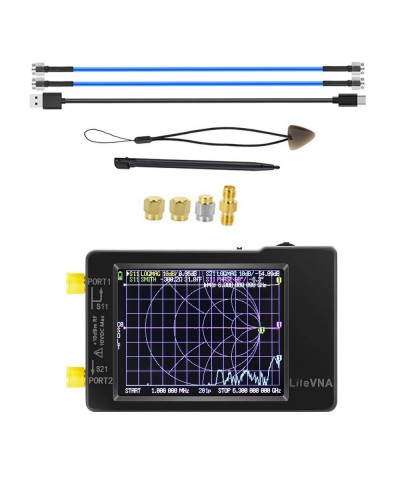 Original 50kHz   6 3GHz LiteVNA 2 8″ Display Vector Network Analyzer HF VHF UHF Antenna