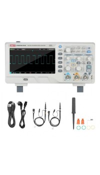 UNI  T UTD2102e PLUS Digital Oscilloscope with 7  inch LCD Display Scopemeter with 100MHz Bandwidth 2 Channels 500MS S Real Time Sample Rate 64kpts Depth Storage