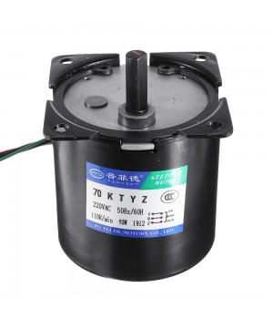 70KTYZ AC 220V 15 30 50 100rpm Electric Synchronous Motor 40W Permanent Magnet Motor Motor