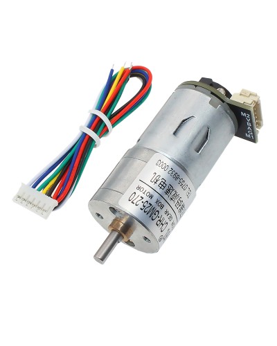 Chihai CHR  GM25  270ABHL DC7 4V Hall Encoder DC Gear Motor with Encoder Speed Dial Reducer