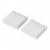 100Pcs 14x14x4mm Aluminum Radiator Chip Heat Sink