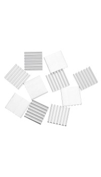 200Pcs 14x14x4mm Aluminum Radiator Chip Heat Sink