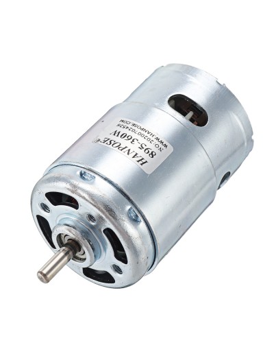 HANPOSE 895 Motor DC 12V 24V 200 360W DC Motor Large Torque High Power DC Motor Double Ball Bearing Spindle Motor