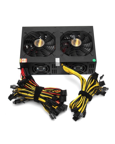 3450W Miner Power Supply 140mm Cooling Fan ATX 12V Version 2 31 Computer Power Supply Mining